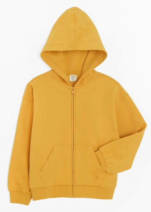 Cool Club Yellow Zip-Up Front Hoodie (2-8 yrs) - 6 Yrs Image 2