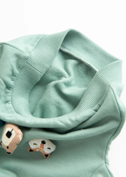 Cool Club Green Printed Sweatshirt (2-24 mnths) - 12-18 months Image 3