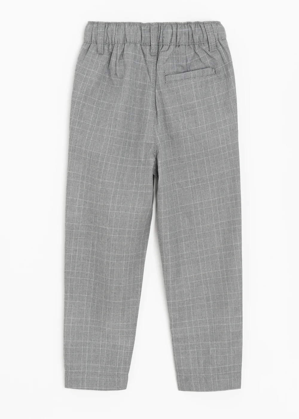 Cool Club Grey Relaxed Straight-Leg Striped Trousers With Drawstring Waist (2-8 yrs) - 8 Yrs Image 3