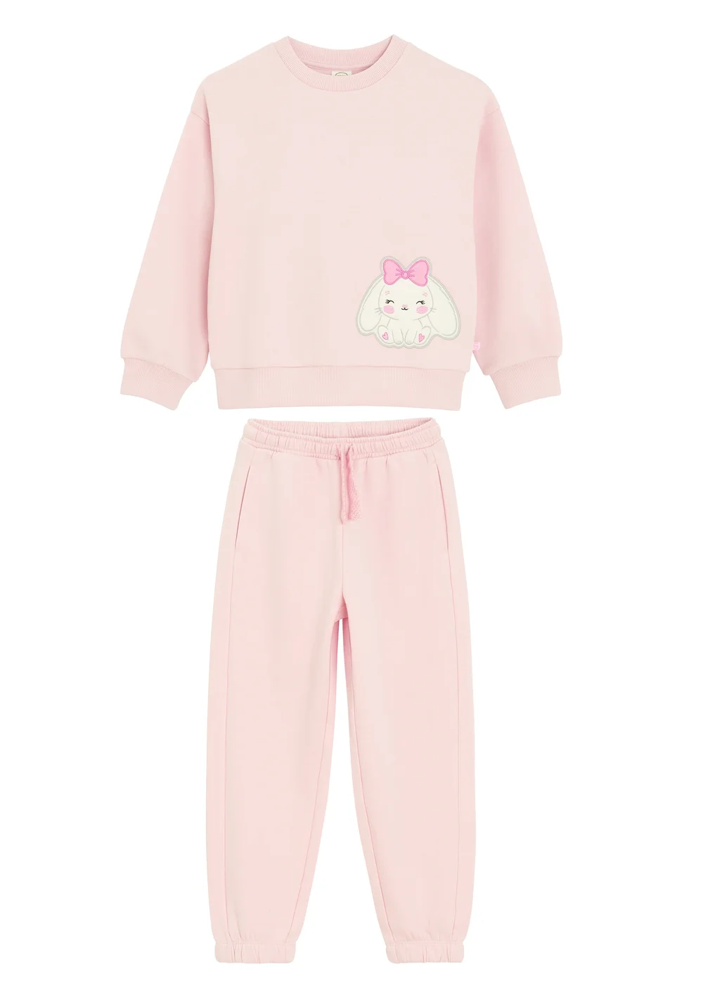 Cool Club Pink 2-Piece Sweatshirt & Jogger Outfit Set (2-8 yrs) - Age 7 Years Image 1