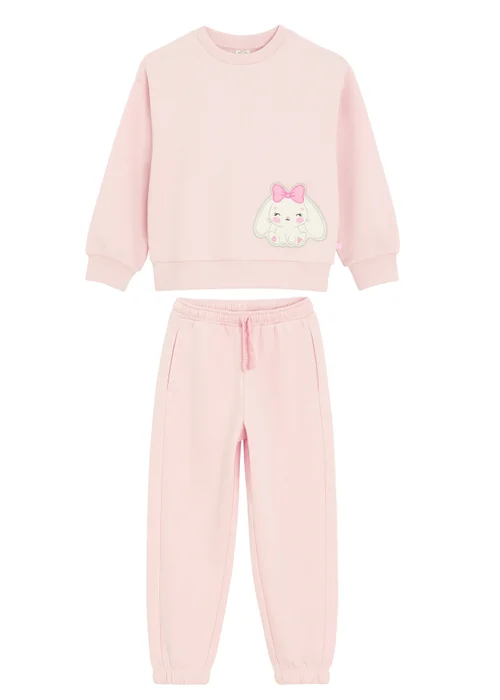 Cool Club Pink 2-Piece Sweatshirt & Jogger Outfit Set (2-8 yrs) - Age 7 Years Image 1