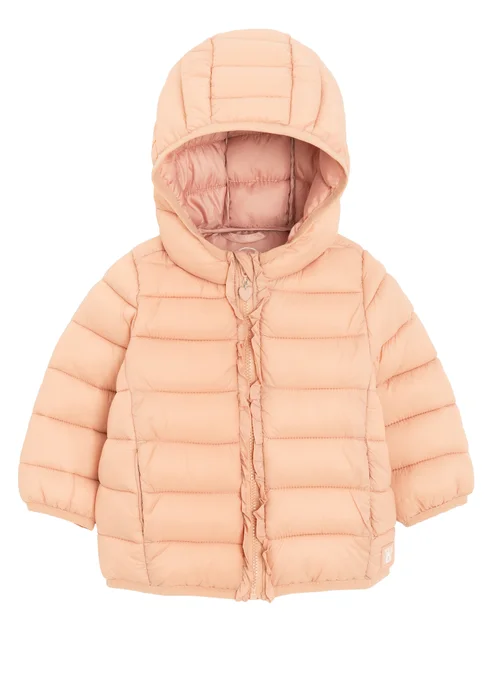 Cool Club Pink Padded Hooded Jacket (3-24 mnths) - 9-12 months Image 1