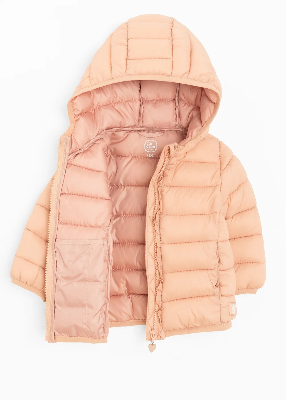 Cool Club Pink Padded Hooded Jacket (3-24 mnths) - 9-12 months Image 3