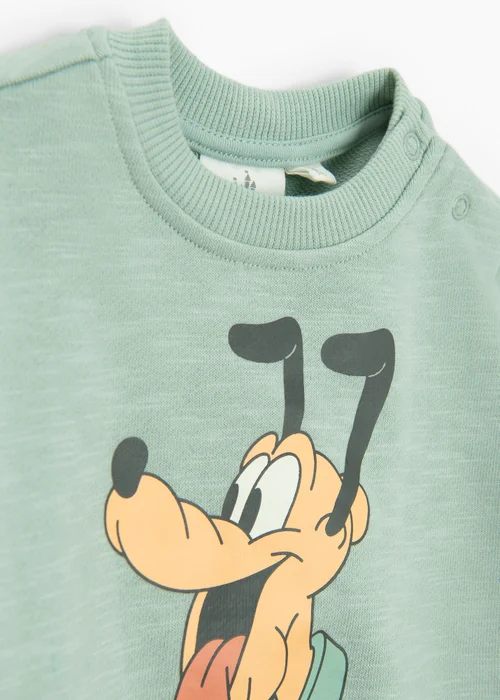 Cool Club Grey Pluto Print Classic Crew Neck Sweatshirt (2-24 months) - 6-9 months Image 2