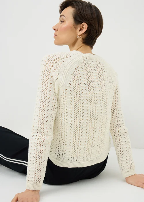 White Stitch Jumper - S Image 1