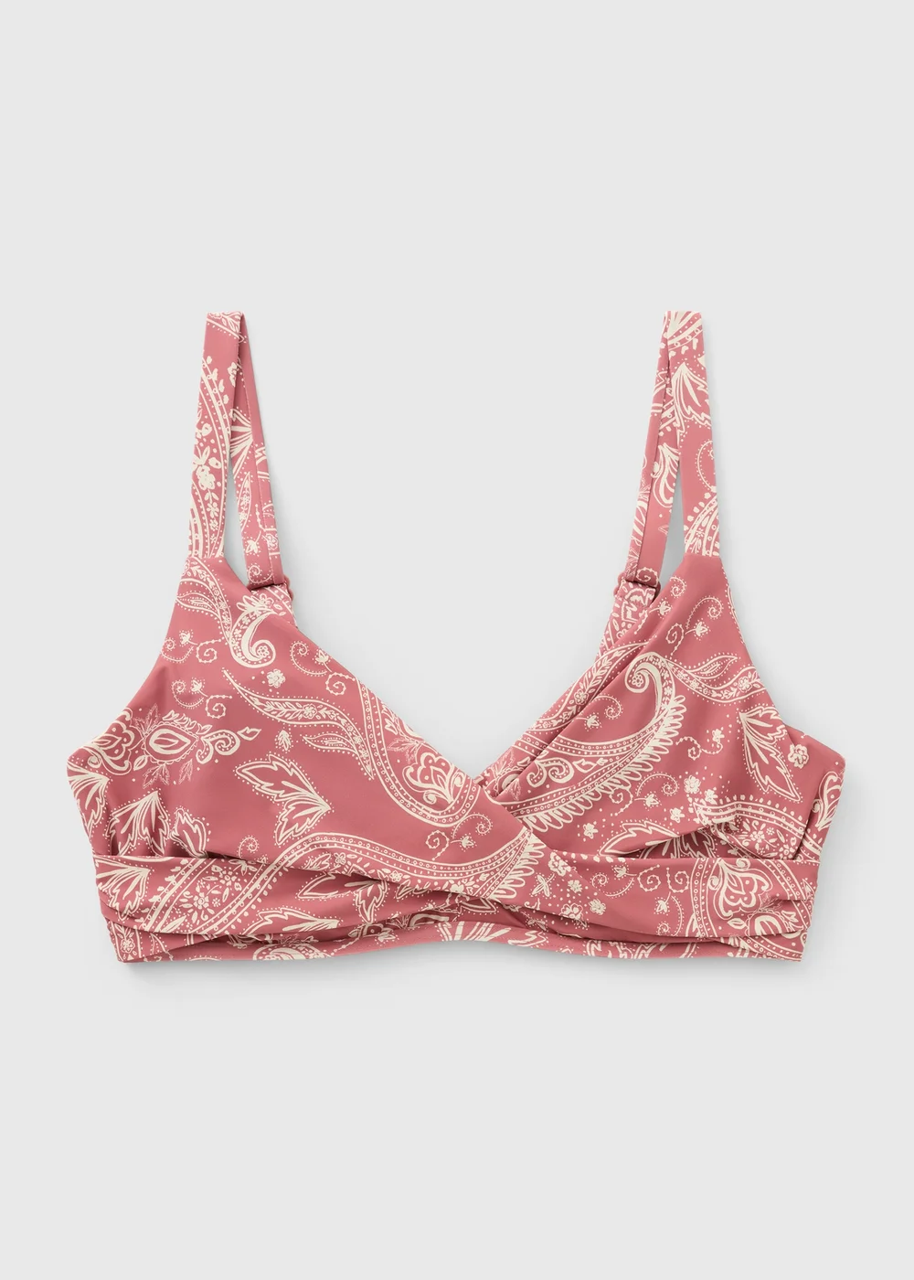 DD+ Rose Paisley Shapewear Bikini Top - 36E Image 1