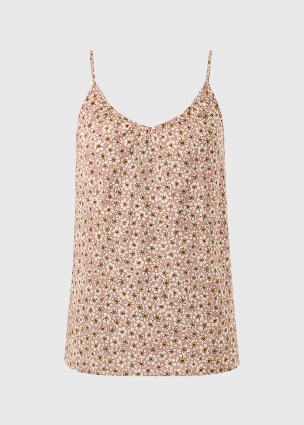 Pink Ditsy Floral Cami Top - 28 Image 4
