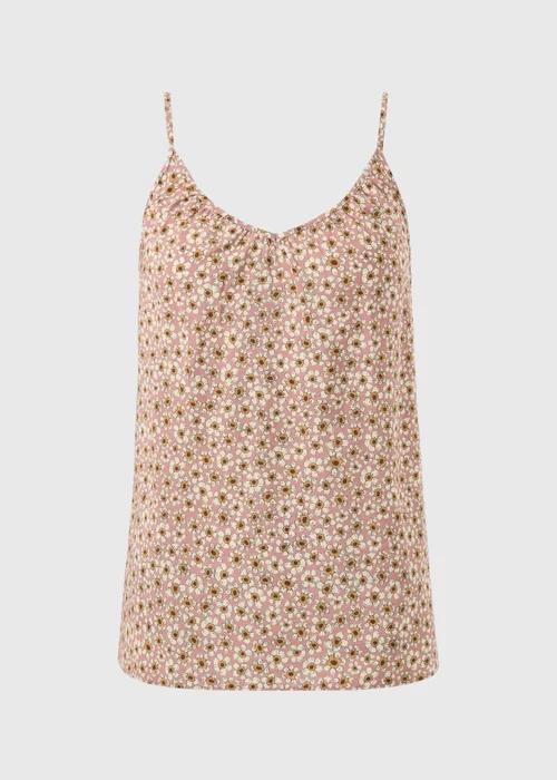Pink Ditsy Floral Cami Top - 28 Image 4