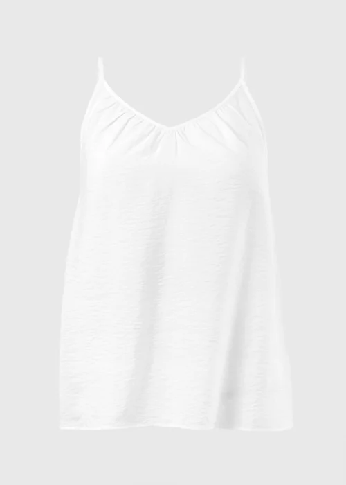 Cream Ruched Cami Top - 8 Image 4