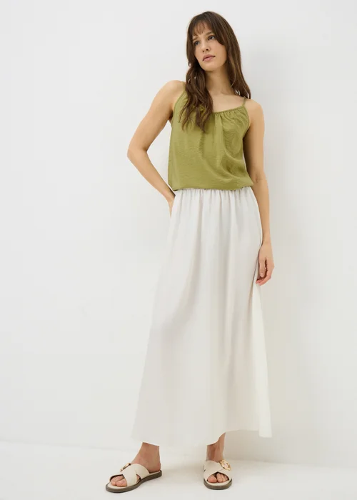 Olive Ruched Cami Top - 24 Image 1
