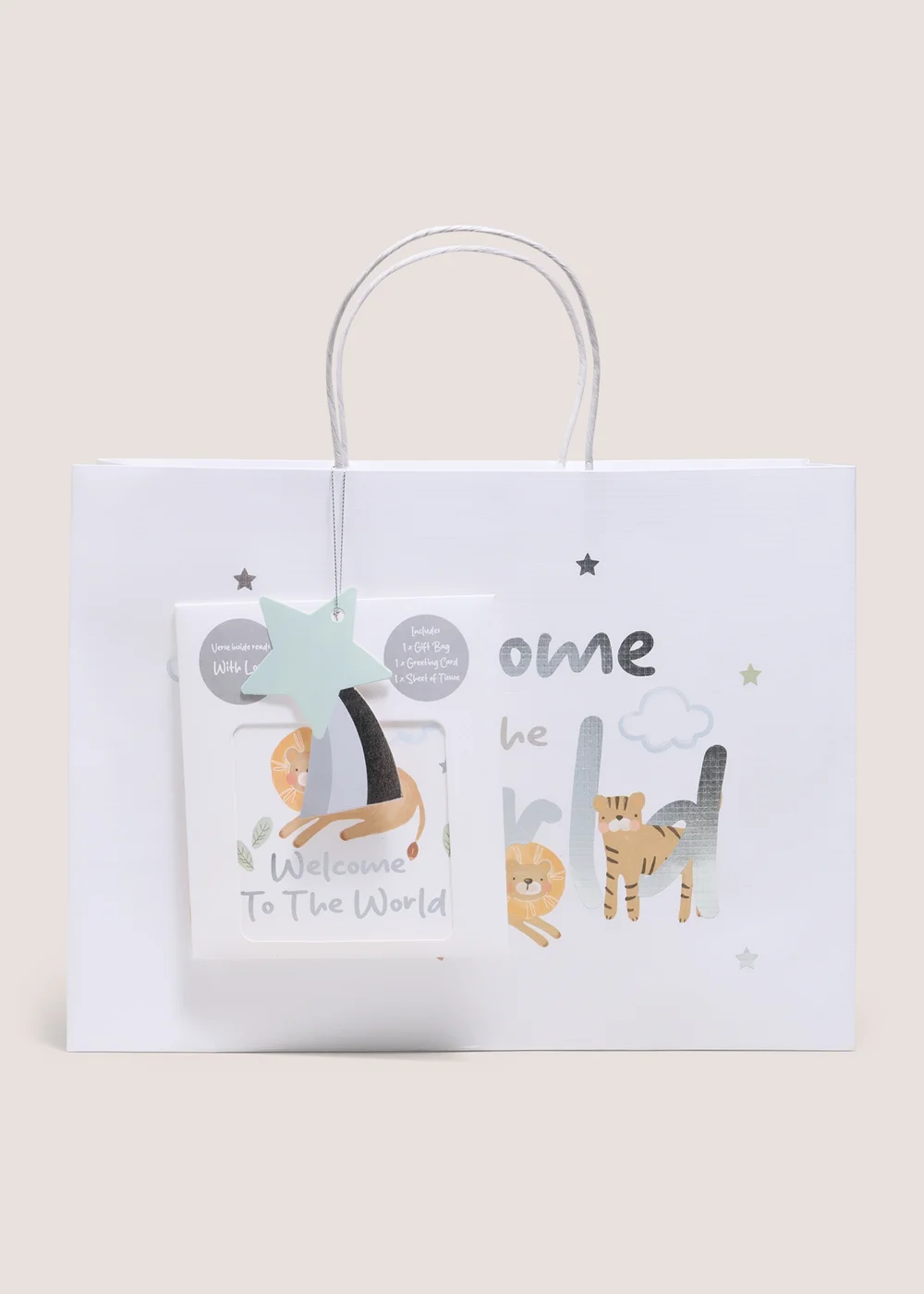 New Baby Gift Bag & Card Image 1