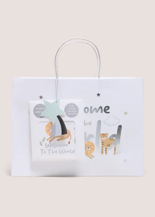 New Baby Gift Bag & Card Image 1