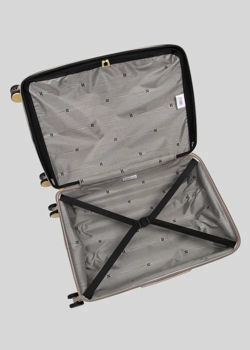 IT Luggage Cream Statuesque High Shine Suitcase - VANITY Image 2