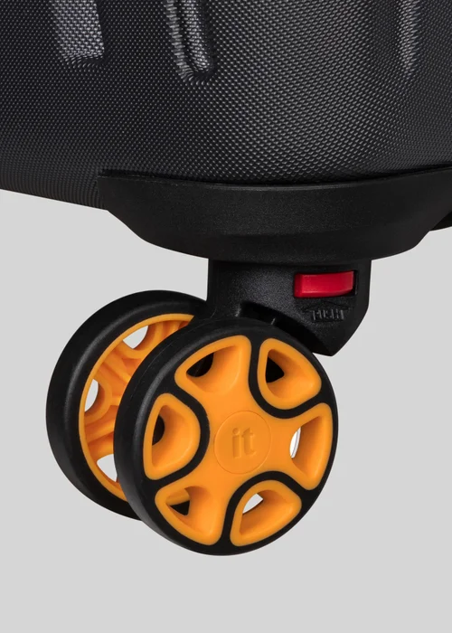IT Luggage Black Removable Wheels Underseat Suitcase Image 3