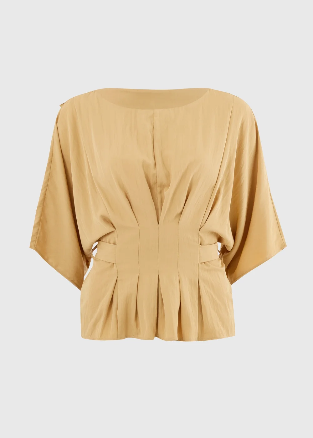 Et Vous Buttermilk Pleated Front Top - 22 Image 4