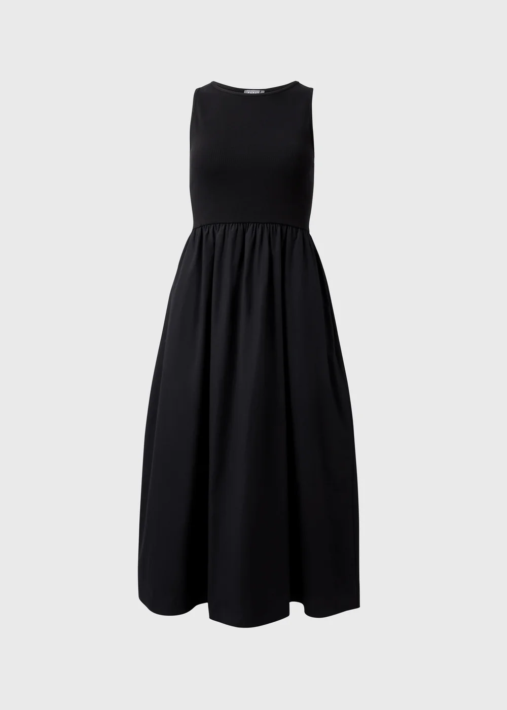 Black 2 in 1 Midi Dress - 22 Image 4