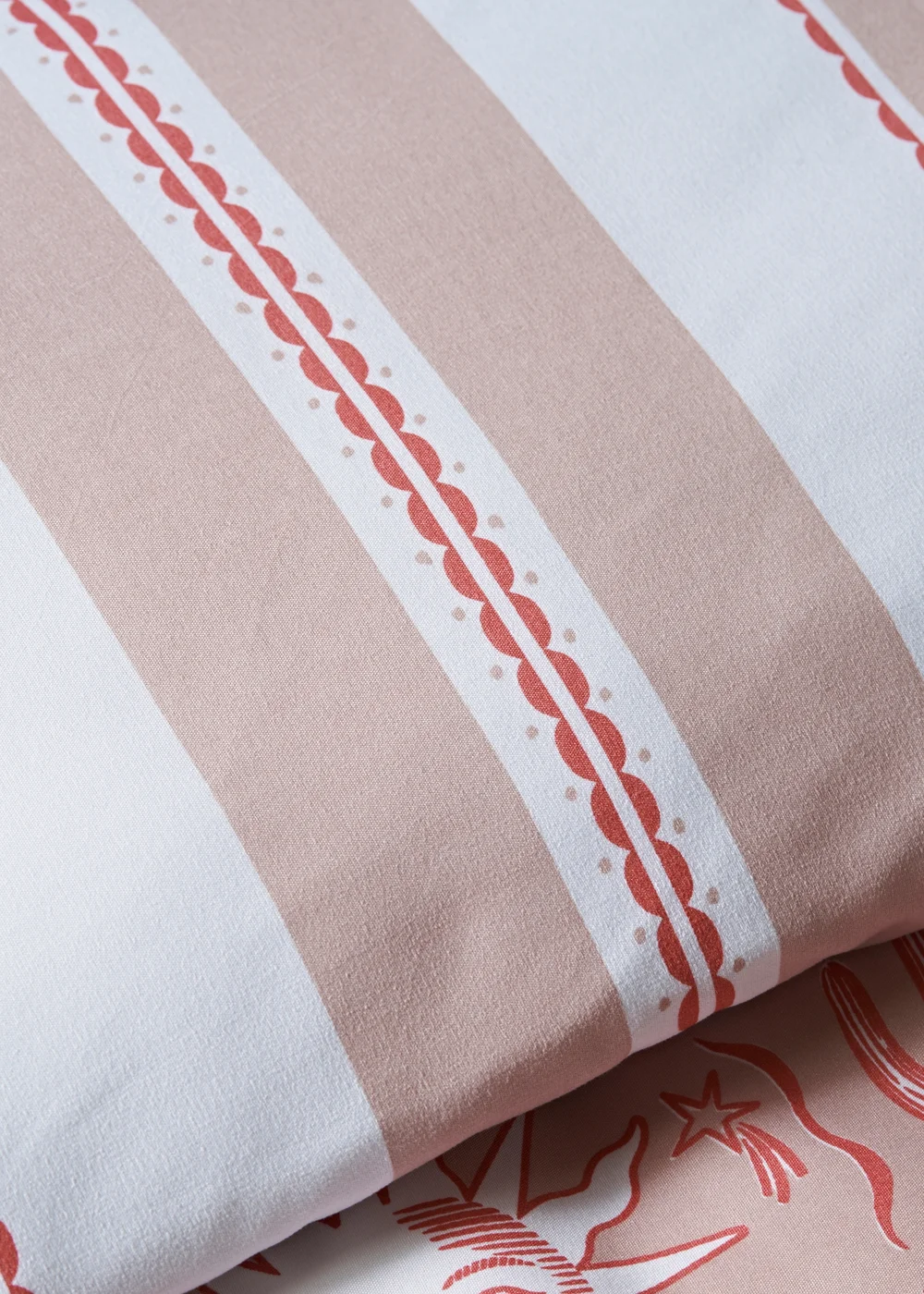 Pink Cowboy Print Microfibre Duvet Set - Single Image 3