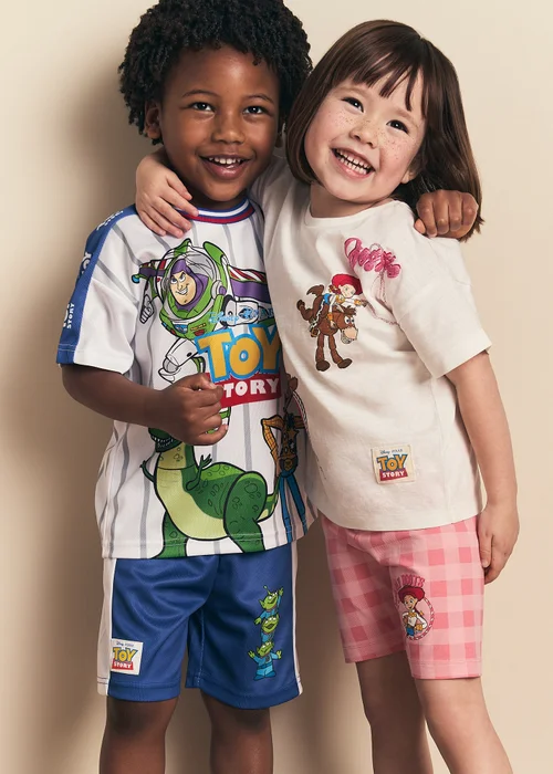 Toy Story Boys Blue Airtex Top & Short Set (1-7yrs) - 1-1.5 Yrs Image 3