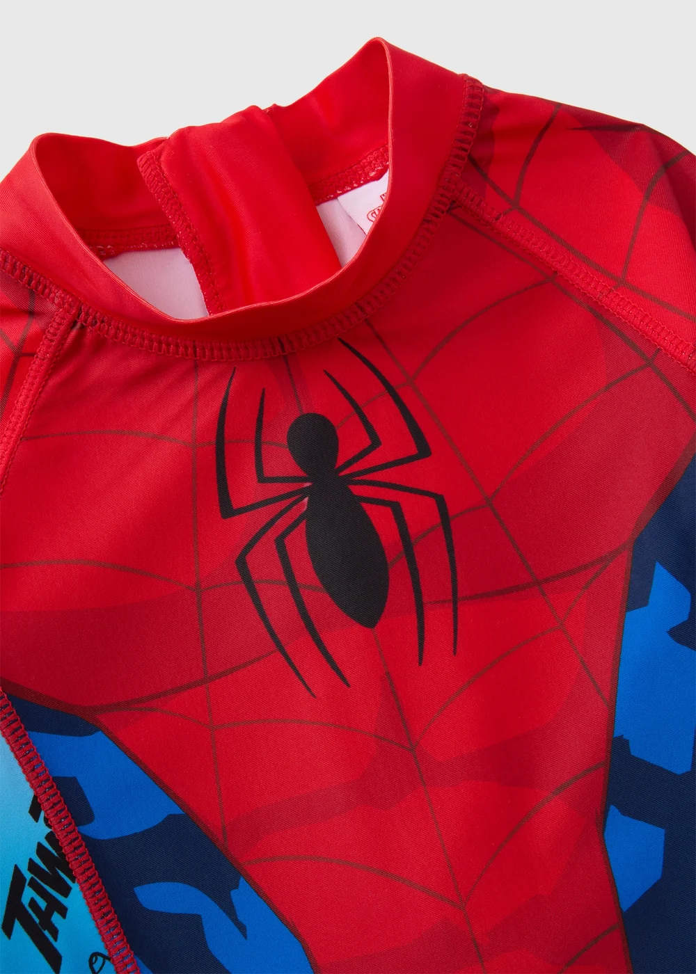 Marvel Spider-Man Boys Red Surf Suit & Hat Set (3mths-5yrs) - 3-6 months Image 2