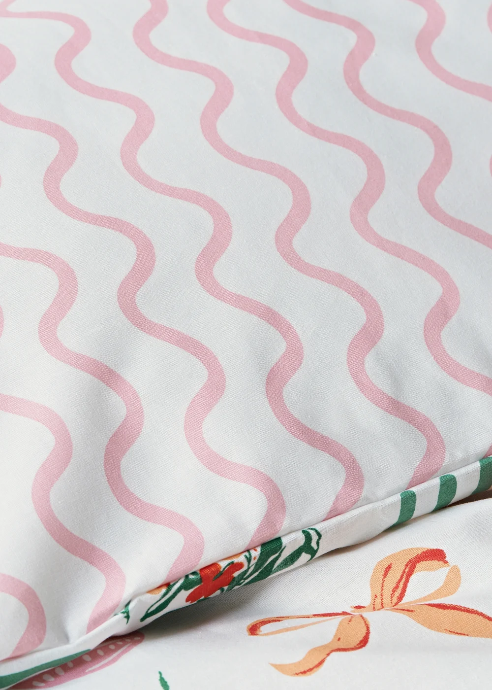 Multicolour Sorrento Tile Duvet Set - Single Image 3