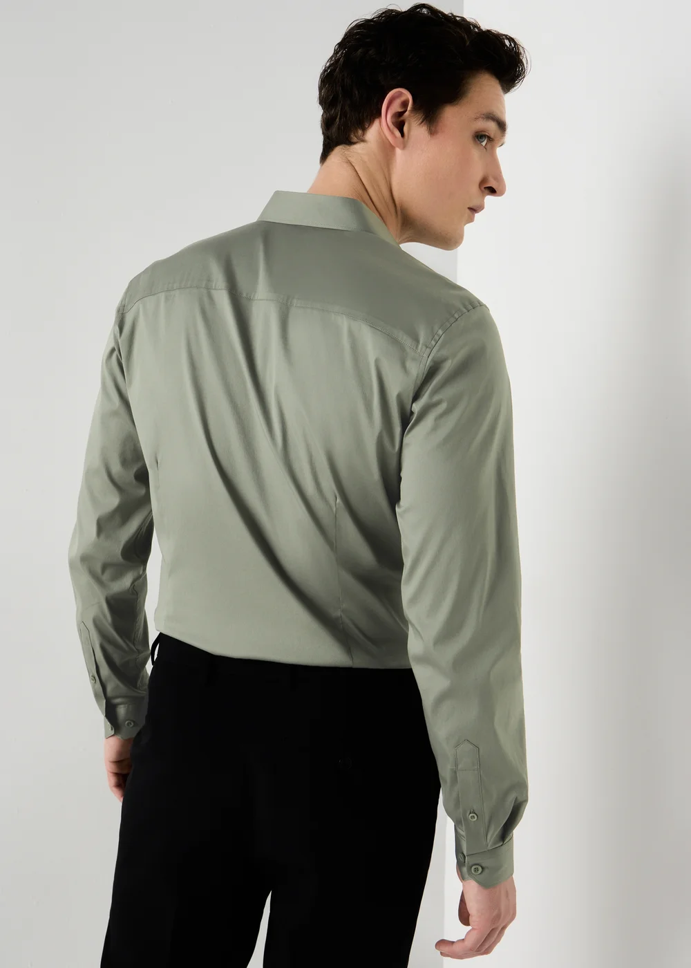 Green Performance Slim Fit Shirt - XL Image 4
