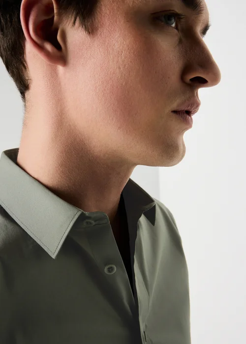 Green Performance Slim Fit Shirt - XL Image 3