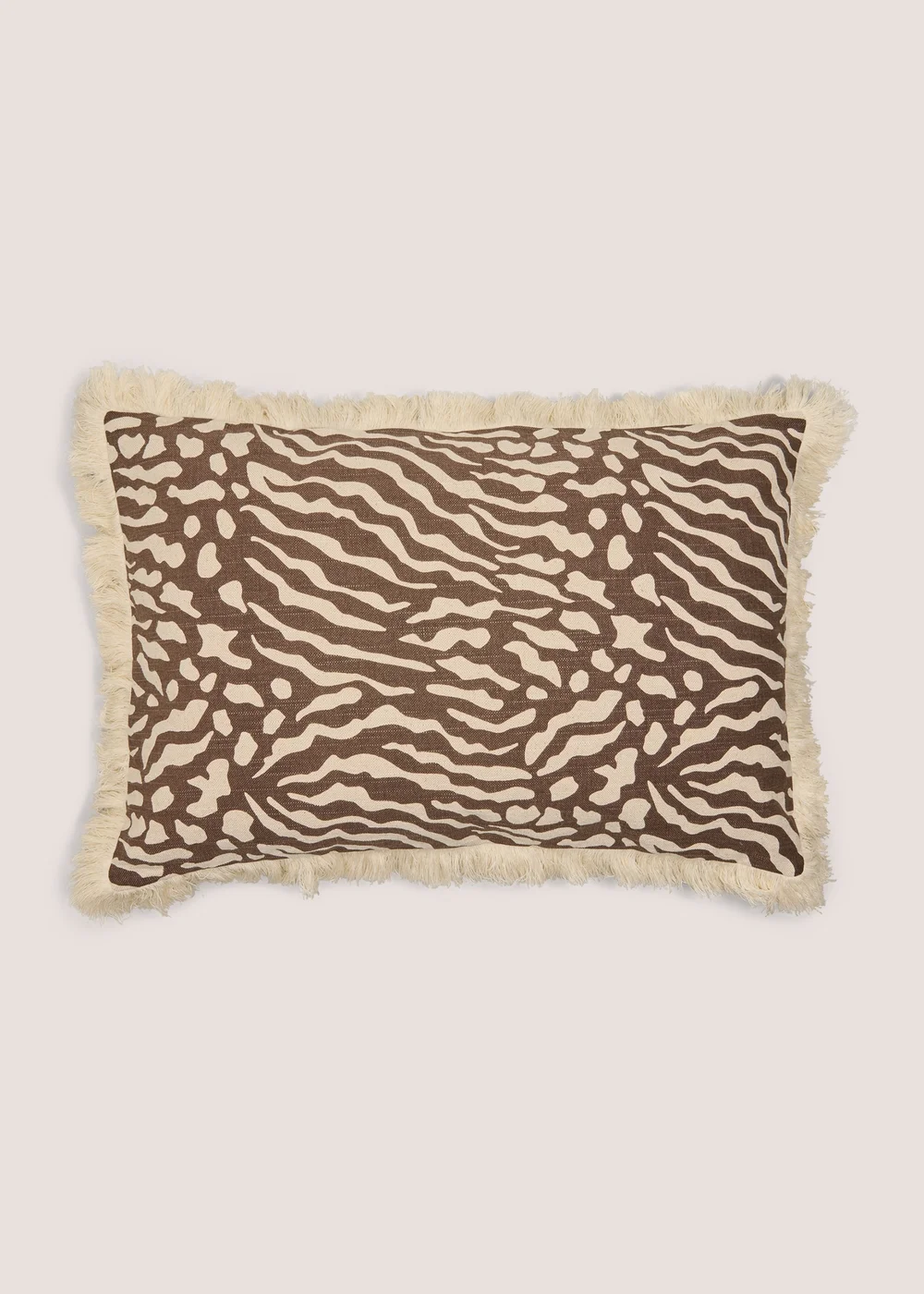 Natural Zebra Cushion Image 1