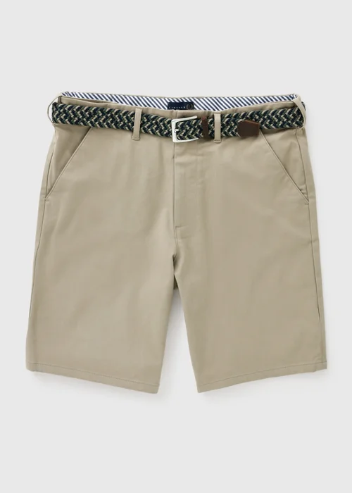 Lincoln Stone Belted Chino Shorts - 36 waist Image 4