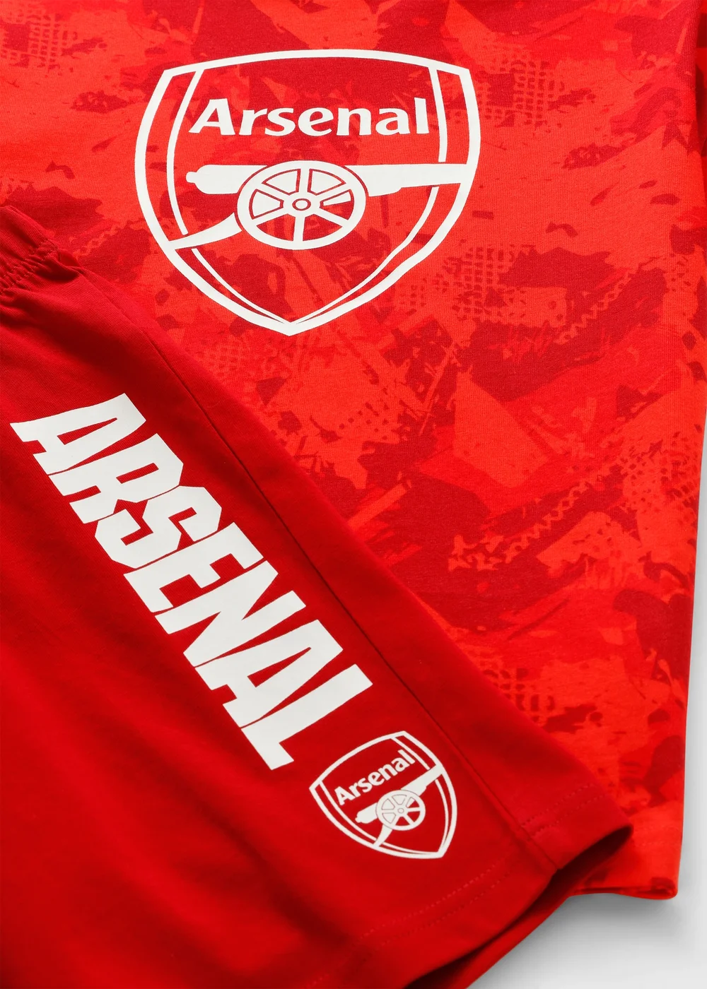 Arsenal Boys Red Short Pyjama Set (4-13yrs) - Age 4 Years Image 2