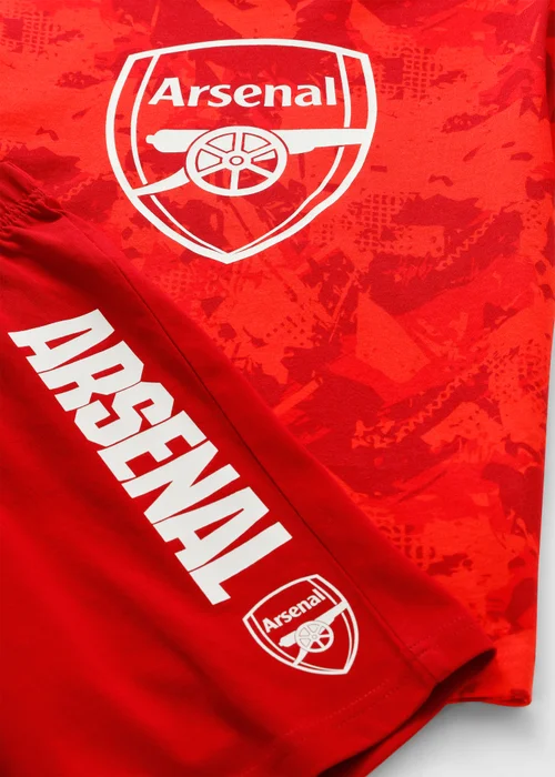 Arsenal Boys Red Short Pyjama Set (4-13yrs) - Age 4 Years Image 2