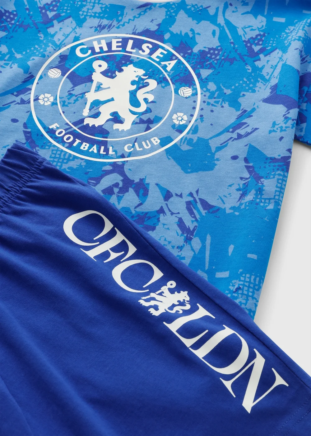 Chelsea FC Boys Blue Short Pyjama Set (4-13yrs) - 4 Yrs Image 2