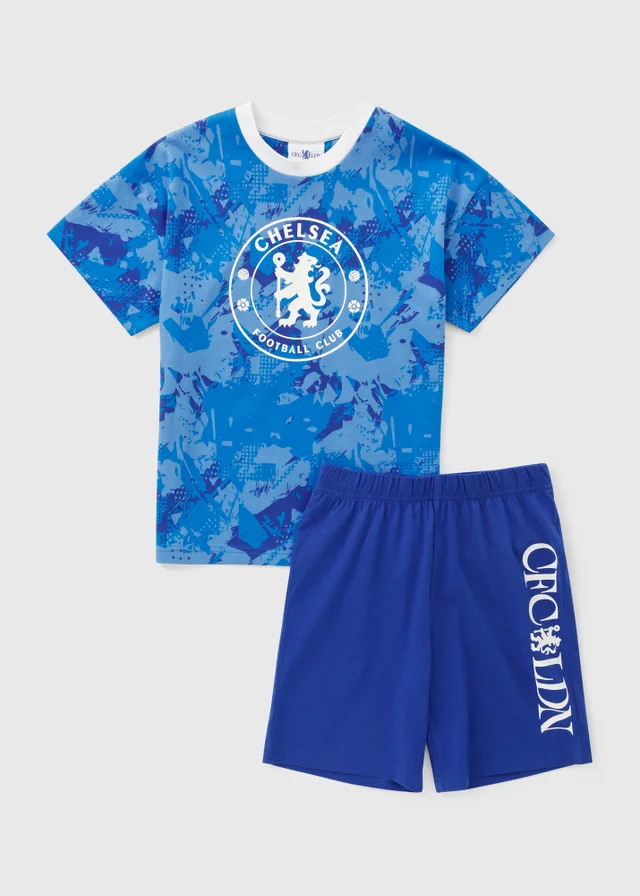 Chelsea FC Boys Blue Short Pyjama Set (4-13yrs)