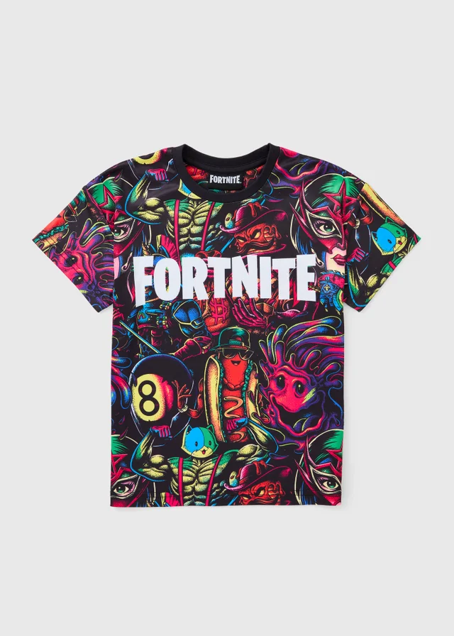 Fortnite Boys Multicolour Logo T-Shirt (5-13yrs)