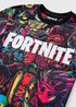 Fortnite Boys Multicolour Logo T-Shirt (5-13yrs) - Age 5 Years Image 2