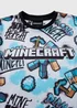 Minecraft Boys Blue Graffiti T-Shirt (5-13yrs) - Age 5 Years Image 2