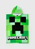 Minecraft Boys Green Poncho - One Size Image 1
