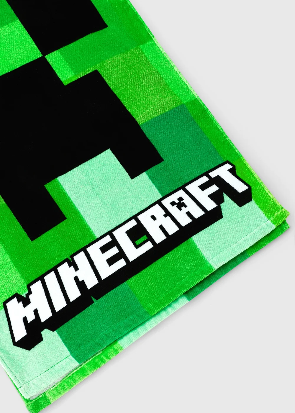 Minecraft Boys Green Poncho - One Size Image 2