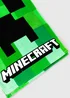 Minecraft Boys Green Poncho - One Size Image 2