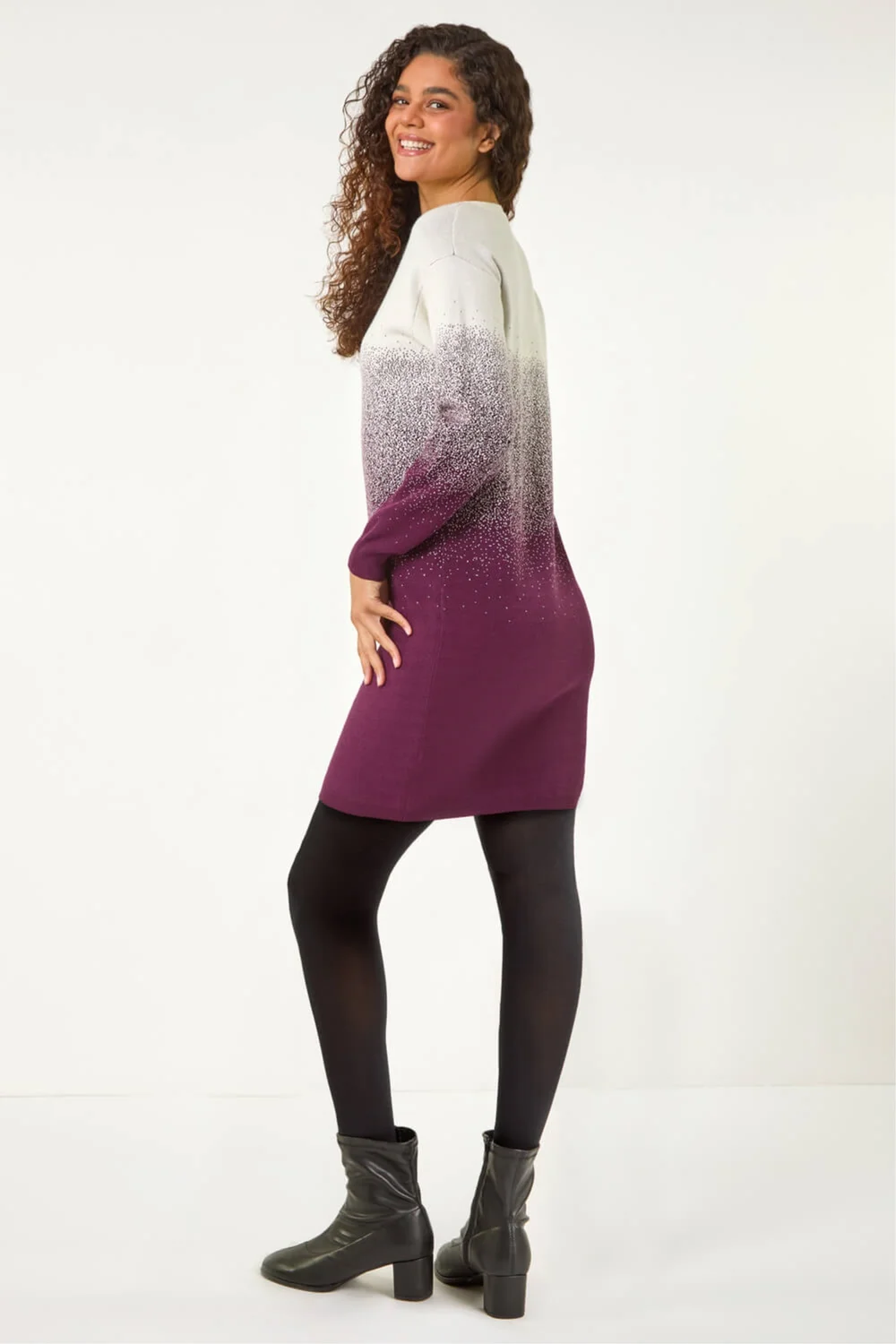 Roman Port Ombre Knitted Jumper Dress - 20 Image 1