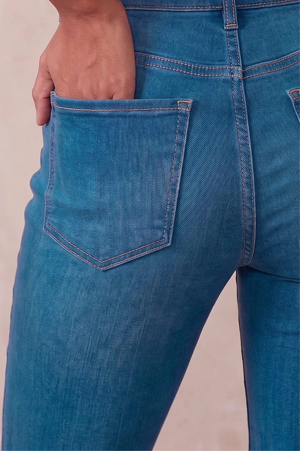 Roman Denim Pocket Stretch Flare Jeans - 20 Image 4