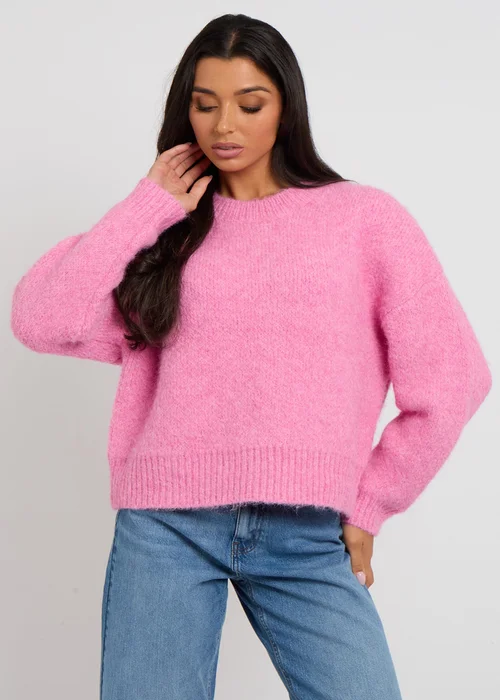 Urban Bliss Pink Wool Blend Jumper - S Image 3