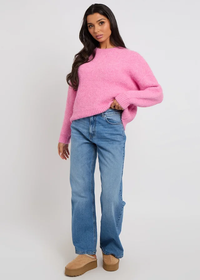 Urban Bliss Pink Wool Blend Jumper