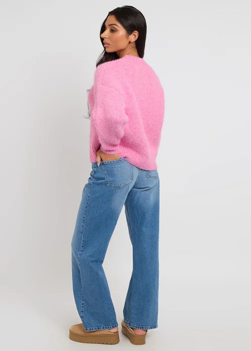 Urban Bliss Pink Wool Blend Jumper - S Image 4