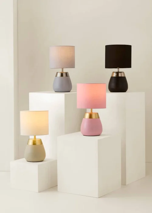 ValueLights Hurst Black Touch Touch Table Lamp - One Size Image 4