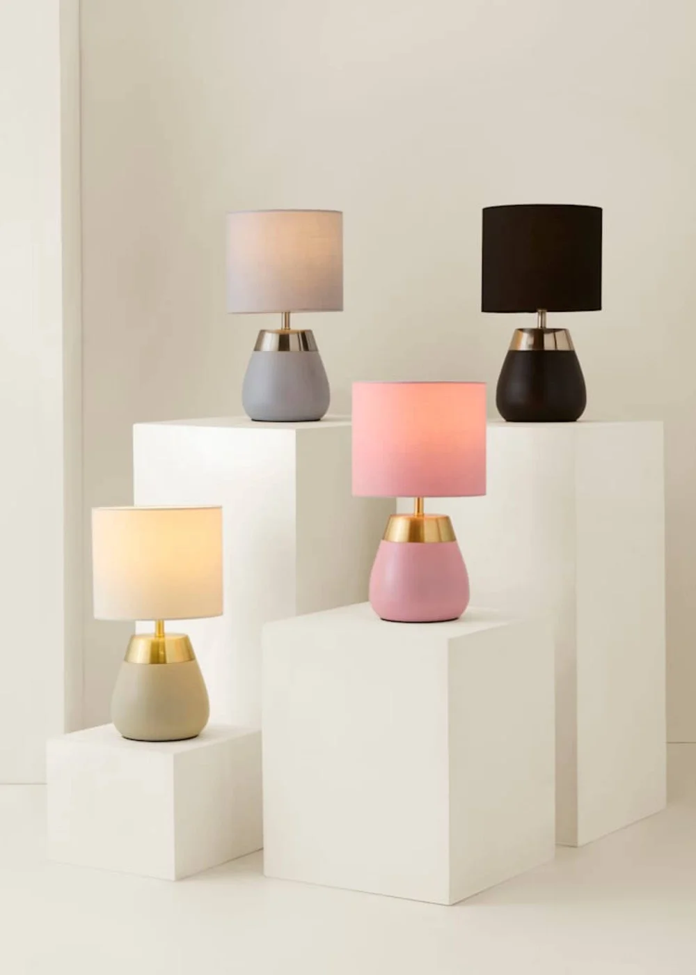 ValueLights Hurst Cream Touch Touch Table Lamp - One Size Image 4