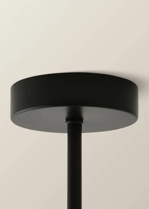 ValueLights Kincaid 3 Arm Black Chandelier Ceiling Light - One Size Image 6