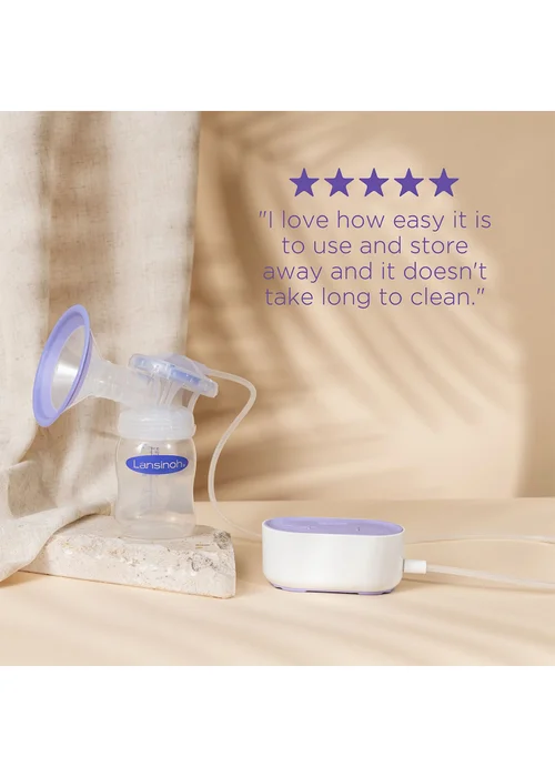 Lansinoh Clear Compact Electric Breast Pump - One Size Image 3
