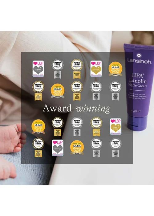 Lansinoh Purple Lanolin Mini's Nipple Cream 3x 75ml - One Size Image 6