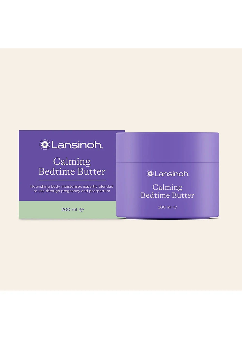 Lansinoh Purple Calming Bedtime Butter 200ml - One Size Image 1
