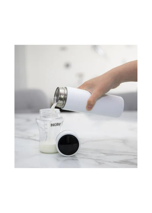 Nuby Light Grey RapidCool Flask - One Size Image 5